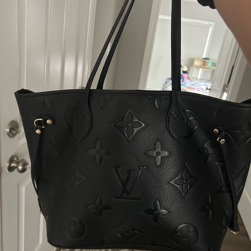 Black Neverfull Inspired Tote Bag